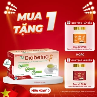 Trà Diabetna cho người tiểu đường - hỗ trợ hạ đường huyết và mỡ máu hộp 10 gói TDI