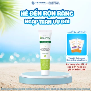 Gel Tri Seo Esunvy Thành Phần Tự Nhiên Làm Sáng Các Vết Thâm, Cải Thiện Da Giúp Giữ Ẩm Tuýp 15g TMP015