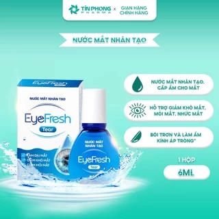 Nước Mắt Nhân Tạo EyeFresh Hỗ Trợ Giảm Khô Mắt, Mỏi Mắt, Nhức Mắt Lọ 6ml