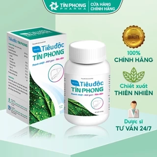 TPBVSK Tiêu Độc Tín Phong Giúp Hỗ Trợ Thanh Nhiệt, Mát Gan An Toàn Tiện Lợi Hộp 18 Ống