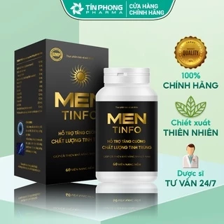 Viên Uống TPBVSK MENTINFO Hỗ Trợ Cải Thiện Sinh Lý Nam Hộp 60 Viên