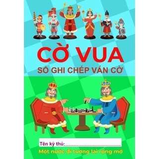 Sổ ghi chép ván cờ vua (Biên bản thi đấu) DƯƠNG SINH, khổ A6, 64 trang
