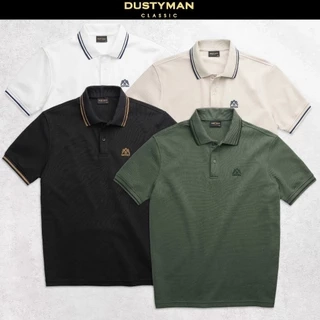 Áo Polo Nam Bevis Dustyman, Vải Double Face Thoáng Mát, Chống Nhăn, Mềm Mại, Co Dãn Tốt