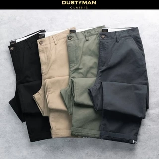 Quần Kaki Nam Ống Suông Gale Dustyman,Chất Kaki Cotton, Cổ Điển