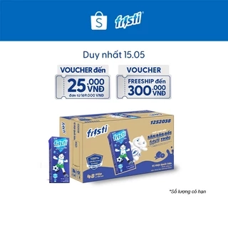 Thùng 48 Hộp Thức Uống Từ Sữa Chua Lên Men Tự Nhiên Fristi Vị Việt Quất Sữa (48x100ml)