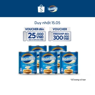 Combo 5 Lon Kem Đặc Có Đường Hoàn Hảo 380g/lon