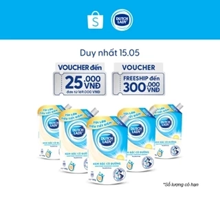 Combo 5 Túi Kem Đặc Có Đường Dutch Lady 545g/túi