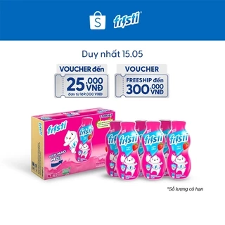 Thùng 48 Chai Sữa chua uống Fristi vị dâu 80ml/chai