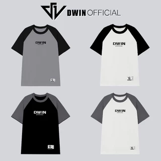 Áo thun raglan nam nữ DWIN phông tay lỡ cotton unisex oversize form rộng basic local brand tshirt