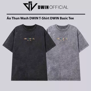 Áo thun WASH nam nữ DWIN basic tee tay lỡ phông cotton unisex oversize form rộng local brand tshirt