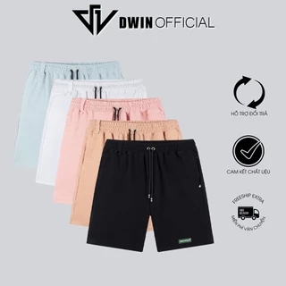 Quần short nam xốp tổ ong Dwin thể thao basic nam nữ oversize phong cách đường phố Hàn Quốc Ulzzang