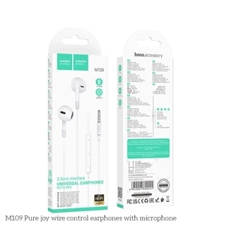 Tai nghe M109 có dây nhét tai có mic nghe gọi dùng cho mọi dòng điện thoại DYDX bảo hành 6 tháng M109