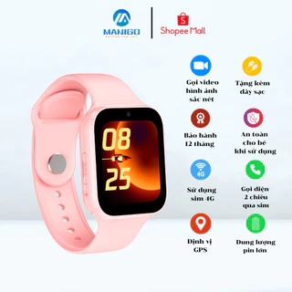 Đồng hồ thông minh Geyan X718S Lắp sim 4G nghe gọi Định vị Chống nước PX7 BH 1 đổi 1 trong 1 năm