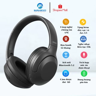 Headphone Tai nghe bluetooth chụp tai Rockspace O2 chính hãng có mic nghe nhạc 15h  bảo hành 1 năm