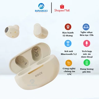 Tai nghe bluetooth không dây nhét tai  TWS Rockspace Retro Mix Tape nghe nhạc lên đến 20h BH 1 năm