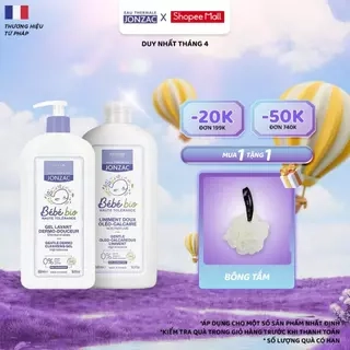 Combo Gel Tắm Gội Hữu Cơ 500Ml và Dung dịch vệ sinh chống hăm tã hữu cơ dành cho bé sơ sinh (500Ml-1L)