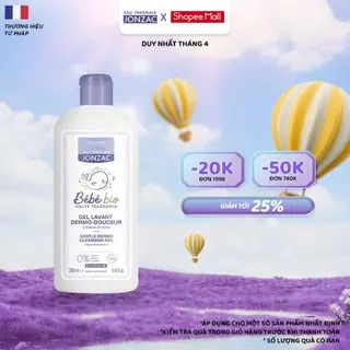 Gel Tắm Gội Hữu Cơ JONZAC Dành Cho Bé Từ Sơ Sinh (250Ml-500Ml)