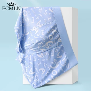 Ecmn Nam Mùa Hè Slim Fit Boxer Quần Đùi Ice Silk Thanh Niên Kháng Khuẩn Thể Thao Boxer Quần Lót
