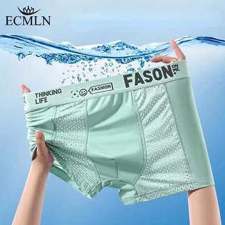 Quần Lót Boxer Nam Dạng Lưới Thoáng Khí Plus Size XL-5XL