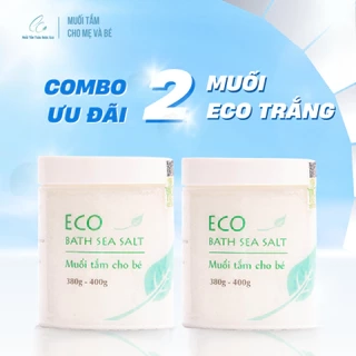Com bo 2 lọ Muối tắm bé Sinh Dược Eco 400g