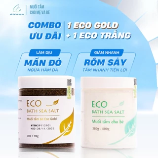 Combo 2 loại muối tắm bé Sinh Dược và Sinh Dược Gold 400g