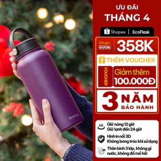 Bình giữ nhiệt EcoFlask 1000ml hàng ngày cao cấp chính hãng - Bảo hành 3 năm