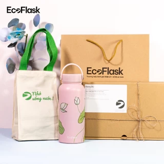 Set quà tặng bình giữ nhiệt EcoFlask thiết kế cao cấp chính hãng - Bảo hành 3 năm