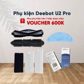 Bộ Phụ Kiện Robot Hút Bụi Ecovacs Deebot U2 Pro - Hàng Chính Hãng