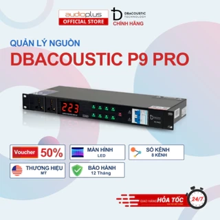 Quản lý ng.uồn DBAcoustic P9 Pro - 8 Cổng cắm điện - 8 đèn Led - Hàng chính hãng - BH12T