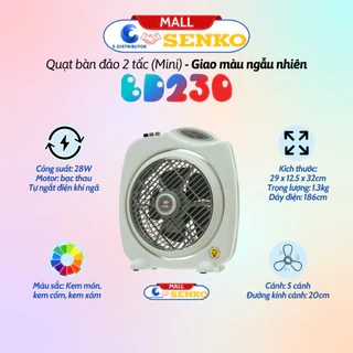 Quạt bàn đảo Senko 2 tấc BD230 - 3 tấc BD1010/BD1012 - 4 tấc BD1410 - Màu ngẫu nhiên - Chính hãng