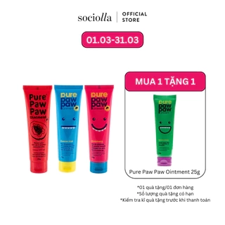 Combo 3 Pure Paw Paw Ointment - Original & Strawberry & Passion Fruits 25g