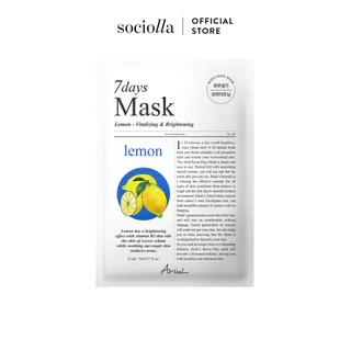 Mặt Nạ Giảm Thâm & Dưỡng Sáng Da Chanh Vàng ARIUL 7 Days Mask Lemon C 23 ml