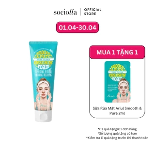 Sữa Rửa Mặt Sạch Sâu Bụi Mịn A​r​i​u​l S​m​o​o​t​h ​&​ P​u​r​e D​e​e​p C​l​e​a​n C​l​e​a​n​s​i​n​g F​o​a​m 80ml