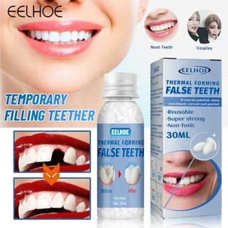 EELHOE 10G/20G/30G Nha Khoa Chất Liệu Trám Composite Tạo Hình Nhiệt Răng Giả Tạm Thời Thay Thế Giả Nhiệt Hạt Khoảng Cách Giả Keo 30G -Ampere