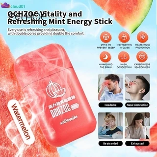 EELHOE Qchzoc Ống hít mũi Bạc hà Nho Dưa hấu chanh Red Bull Thanh làm mới đa hương vị, năng lượng sảng khoái