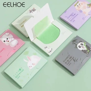 Set 100 Giấy Thấm Dầu Chiết Xuất Trà Xanh / Trà Xanh Chất Lượng Cao