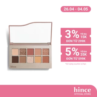 Bảng Phấn Mắt 10 Màu Có Nhũ hince New Depth Eyeshadow Palette 9.1g