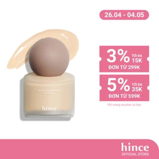 Kem Nền Che Phủ Hoàn Hảo SPF30 PA++ hince Second Skin Foundation 40Ml