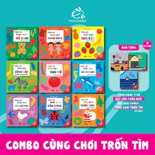 Sách ehon - Cùng chơi trốn tìm tự chọn (tập 1-11)