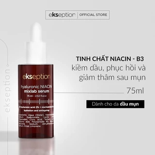 Serum HA + 5% B3 sáng da, mờ thâm mụn Ekseption Hyaluronic Niacin 75ml