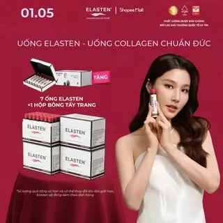 Bộ 4 Hộp Collagen Elasten Giúp Da Căng Mịn, Chống Lão Hóa, Tóc Chắc Khỏe - Collagen Từ Đức