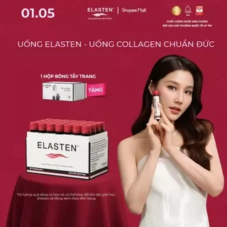 Collagen Elasten Hộp 28 ống x 25ml - Giúp Da Căng Mịn, Chống Lão Hóa, Tóc Chắc Khỏe