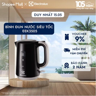 Bình đun nước siêu tốc Electrolux 1.7L EasySense EEK3505, tự ngắt điện an toàn