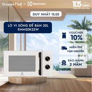 Lò vi sóng để bàn Electrolux UltimateTaste 300 20L - EMM20K22W - Công suất lớn