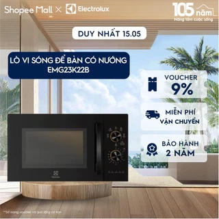 Lò vi sóng để bàn tích hợp nướng đối lưu Electrolux 23L UltimateTaste 300-EMG23K22B