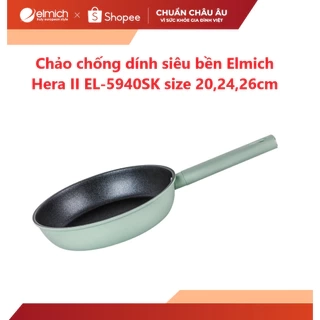 Chảo chống dính siêu bền Elmich EL-4718OL size 16,18,20,22cm
