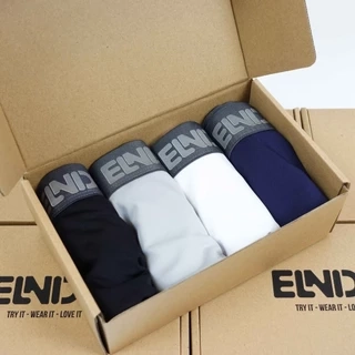 01 Quần sịp đùi ELNIDO (không che tên) chất liệu cao cấp thoáng mát, vải thun lạnh EDS-01 (không kèm hộp)