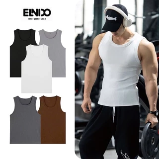 Áo ba lỗ nam dáng chất gân đũa thun lạnh ELNIDO
