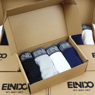 Combo 4 quần sịp đùi ELNIDO (màu ngẫu nhiên) chất liệu cao cấp thoáng mát, vải thun lạnh EDS-01 (không kèm hộp)
