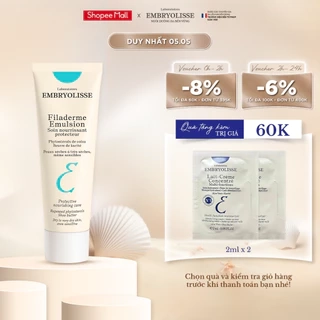 Sữa Dưỡng Trẻ Hóa Căng Bóng Da Và Chăm Sóc Da Toàn Diện Embryolisse Filaderme Émulsion 75ml
